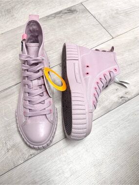 361° Dusty Rose High-Top Canvas Sneakers *NWT* Size: 7.5